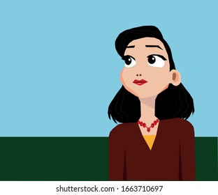 beautiful girl , vector art
 