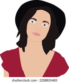 Beautiful Girl Vector Artwork.This is and eps file.