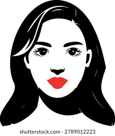 Beautiful Girl Vector Image Art and Illustration