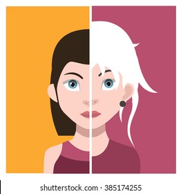 Beautiful Girls, With Hairstyle