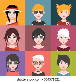 Beautiful Girls, With Hairstyls