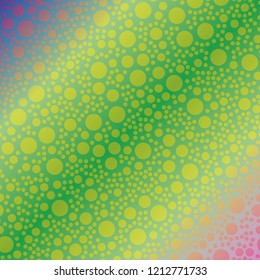 Beautiful glamorous magical abstract background multicolor circle geometric.