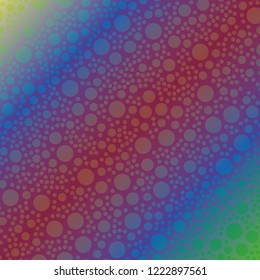 Beautiful glamorous magical abstract background multicolored circle geometric.