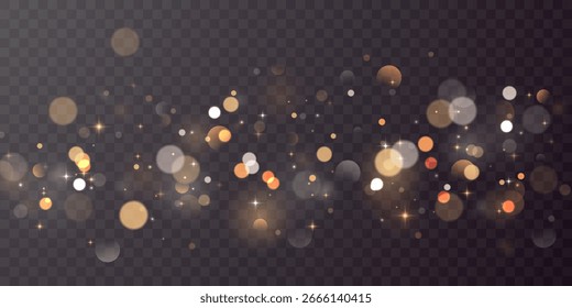 Beautiful glitter bokeh background. Vector illustration.