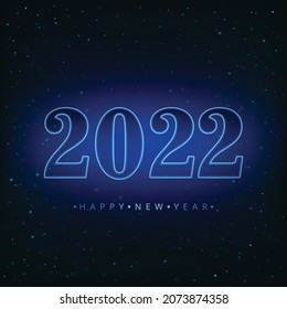 Beautiful glossy 2022 card holiday background