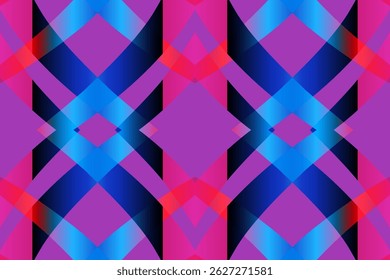 Mooie gloed kleur caleidoscoop gradiënt bloemlijn kunst patroon behang van de Indonesische traditionele abstracte batik etnische dajak ornament voor commerciële advertenties	