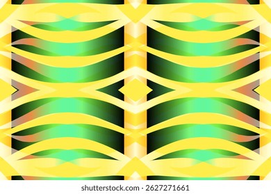 Beautiful glow colour caleidoscope gradient flower line art pattern wallpaper of indonesian traditional abstract batik ethnic dayak ornament for commercial ads	