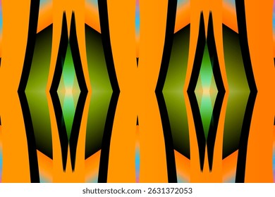 Beautiful glow colour caleidoscope gradient flower line art pattern wallpaper of indonesian traditional abstract batik ethnic dayak ornament for commercial ads