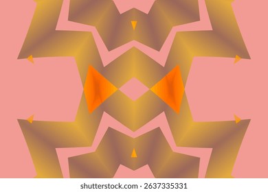 Beautiful glow colour gradient flower line art pattern wallpaper of indonesian traditional abstract batik ethnic dayak ornament for commercial ads	