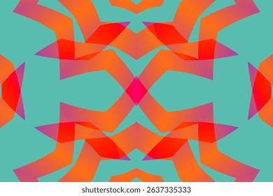 Beautiful glow colour gradient flower line art pattern wallpaper of indonesian traditional abstract batik ethnic dayak ornament for commercial ads	