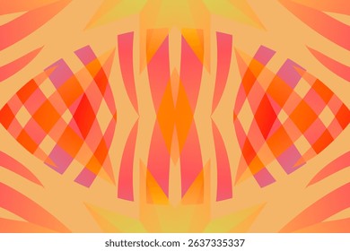 Beautiful glow colour gradient flower line art pattern wallpaper of indonesian traditional abstract batik ethnic dayak ornament for commercial ads	