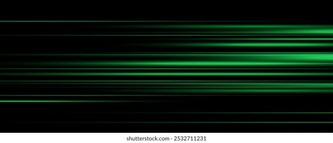 Beautiful glow light flare and spark. Red blue special effect, speed police line. Magic of moving fast lines. Laser beams, horizontal light rays. Particle motion effect. Vector illustration.