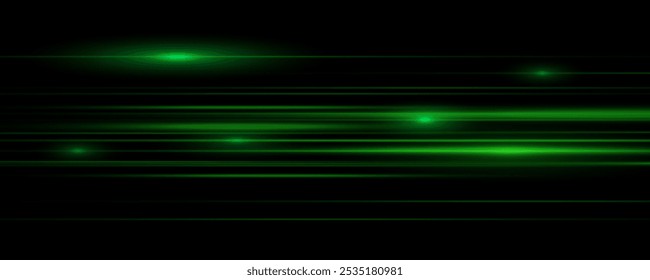 Beautiful glow light flare and spark. Red blue special effect, speed police line. Magic of moving fast lines. Laser beams, horizontal light rays. Particle motion effect. Vector illustration.