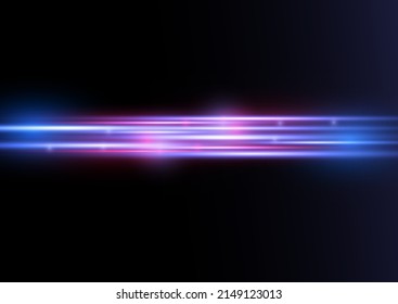 Beautiful Glow Glow Spark Red Blue Stock Vector (Royalty Free ...