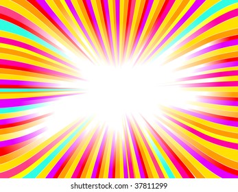 beautiful glow, vector abstract background