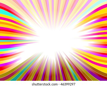 beautiful glow, vector abstract background