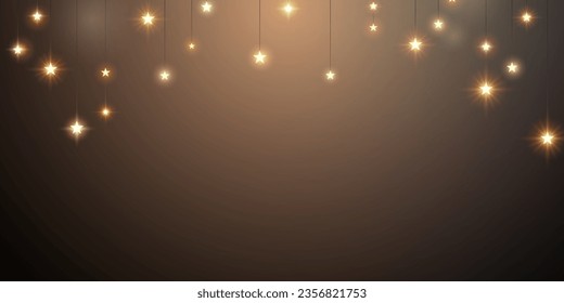 beautiful glowing star design background luxury vector illustration