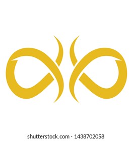 beautiful gold marijuana vector design. a symbol of the majesty of a marijuana