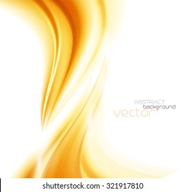 Beautiful Gold Satin. Drapery Background. Vector Illustration