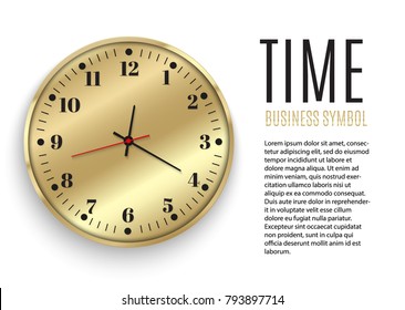 
beautiful gold wall clock with gold edging. Create a large template. I'll look at this time. A beautiful and original timer. Without delay.