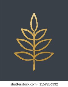 Beautiful Golden Leaf
