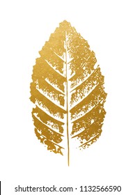 Beautiful Golden Leave