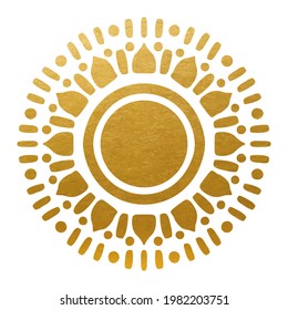 Beautiful Golden Mandala Ornament - Decoration Ornament - Vector