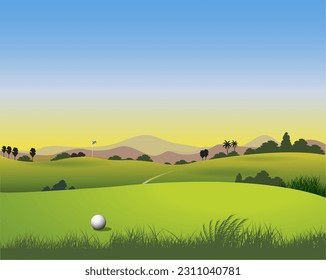 Beautiful golf course views to use as background pictures.