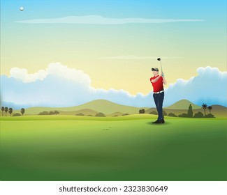 Beautiful golf course views to use as background pictures.