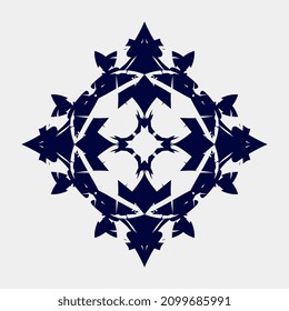 beautiful and good symmetrical vector image illustrations for place decorations or others