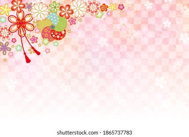 Diseño de patrones japoneses hermosos y hermosos