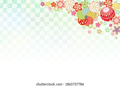 Beautiful and gorgeous Japanese pattern design