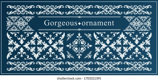 Beautiful and gorgeous ornament set