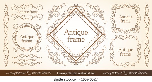 Beautiful and gorgeous vintage frame material
