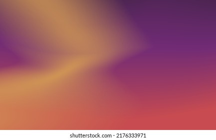 Beautiful gradation background of purple, yellow and red smooth and soft texture