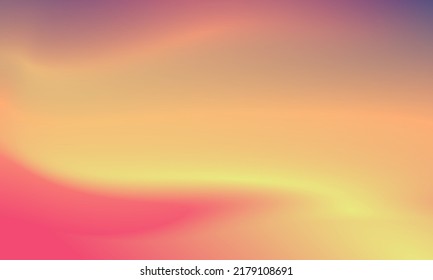Beautiful gradation background of red and yellow color smooth and soft texture