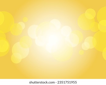 Beautiful gradation polka dot abstract background_orange
