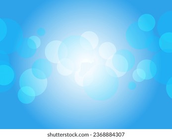 Schöne Gradation polka dot abstrakter Hintergrund_blau