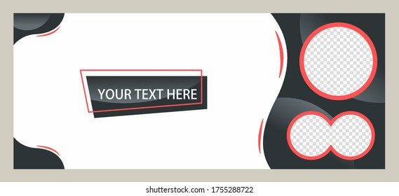 beautiful gradient abstract background template