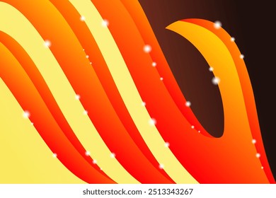 Beautiful gradient abstract background. Yellow neutral backdrop for presentation design. Golden base for website, print, base for banners, wallpapers, business cards, brochure, banner, calendar
