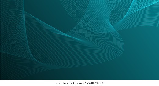 beautiful gradient with abstract line background
