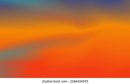 Bonito fondo degradado azul, naranja y rojo suave y suave textura
