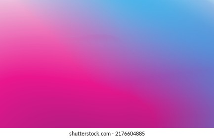 Beautiful gradient background of blue and pink smooth and soft texture