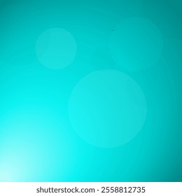 beautiful gradient background in blue shades with soap bubbles
