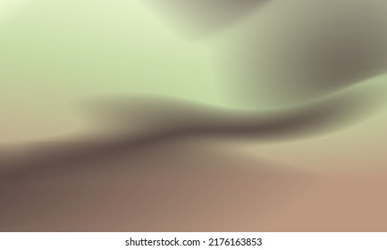 Beautiful gradient background of brown and green smooth and soft texture
