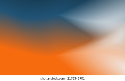 Bonito fondo degradado de color naranja y azul, textura suave y suave