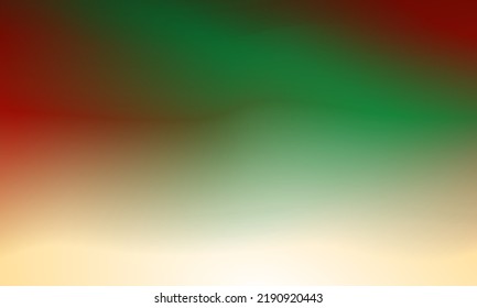 Bonito fondo degradado rojo, verde suave y suave textura