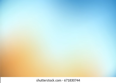 Beautiful gradient background  toning  vector  yellow   blue color  sunlight  blurred background 