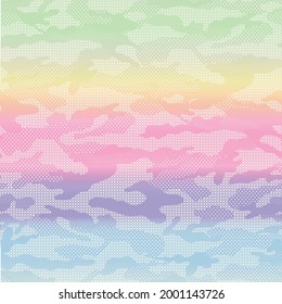 Beautiful Gradient camoflage background pattern