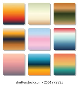 Beautiful Gradient Color, Scheme, Pallete, Theme, Vibrant, Swatch, Color Guide